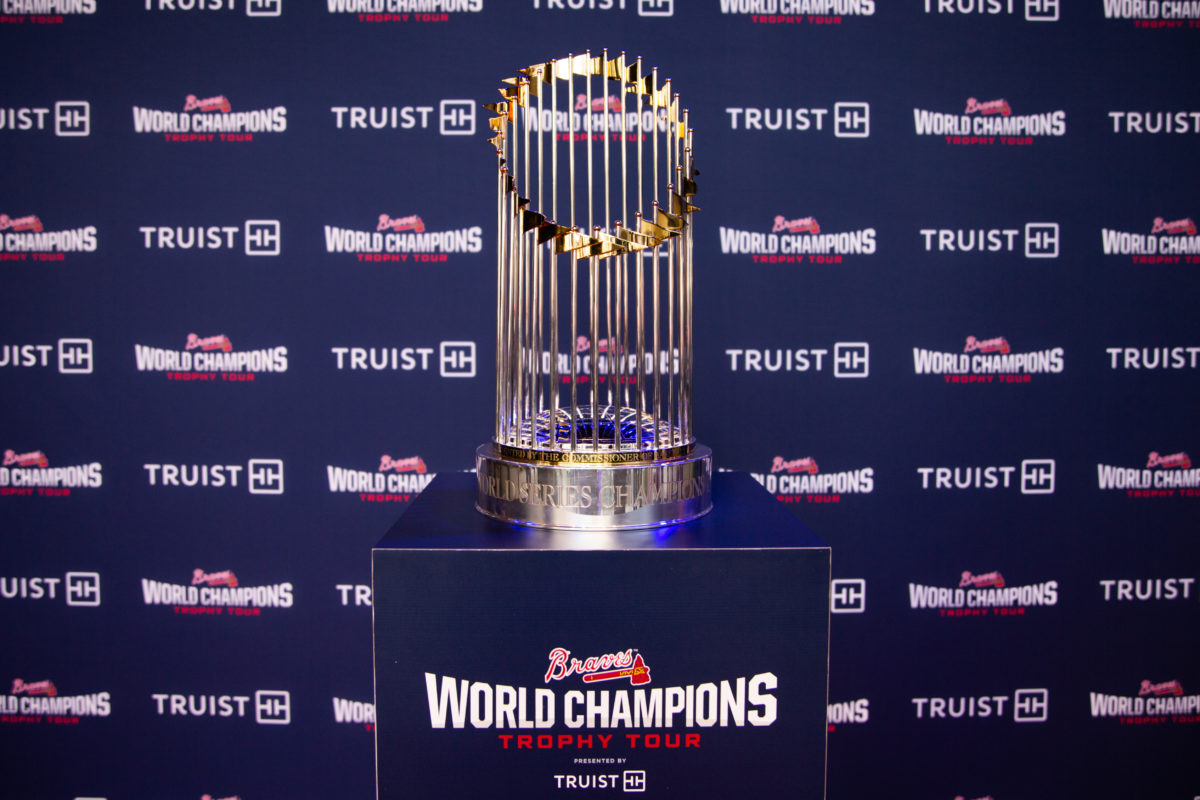 Atlanta Braves World Champions Trophy Tour - Sweetland Amphitheatre